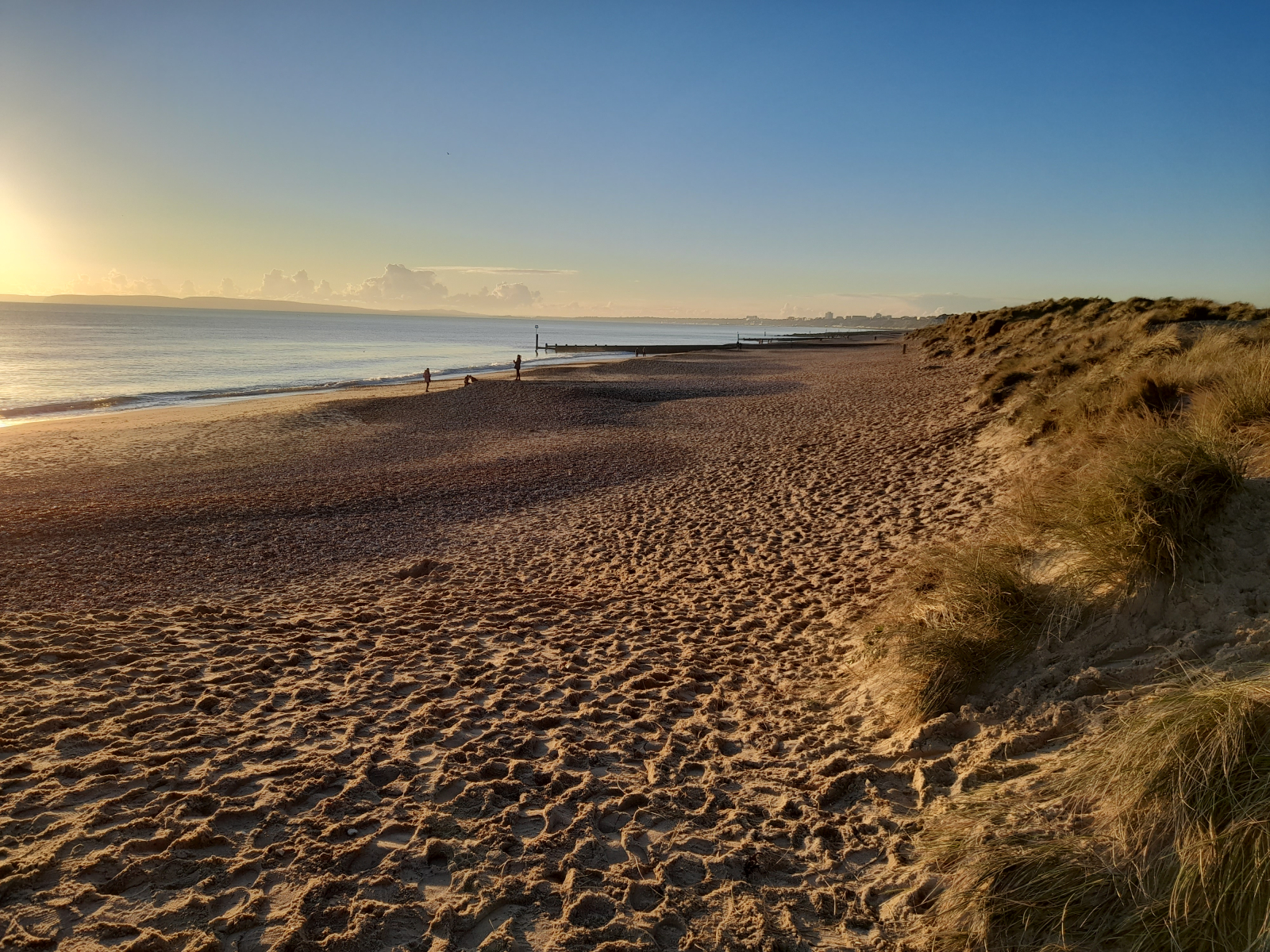 Hengistbury head beach