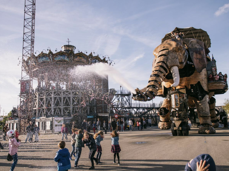 Nantes: Les machines de l'Île (foto de Tourisme Bretagne)