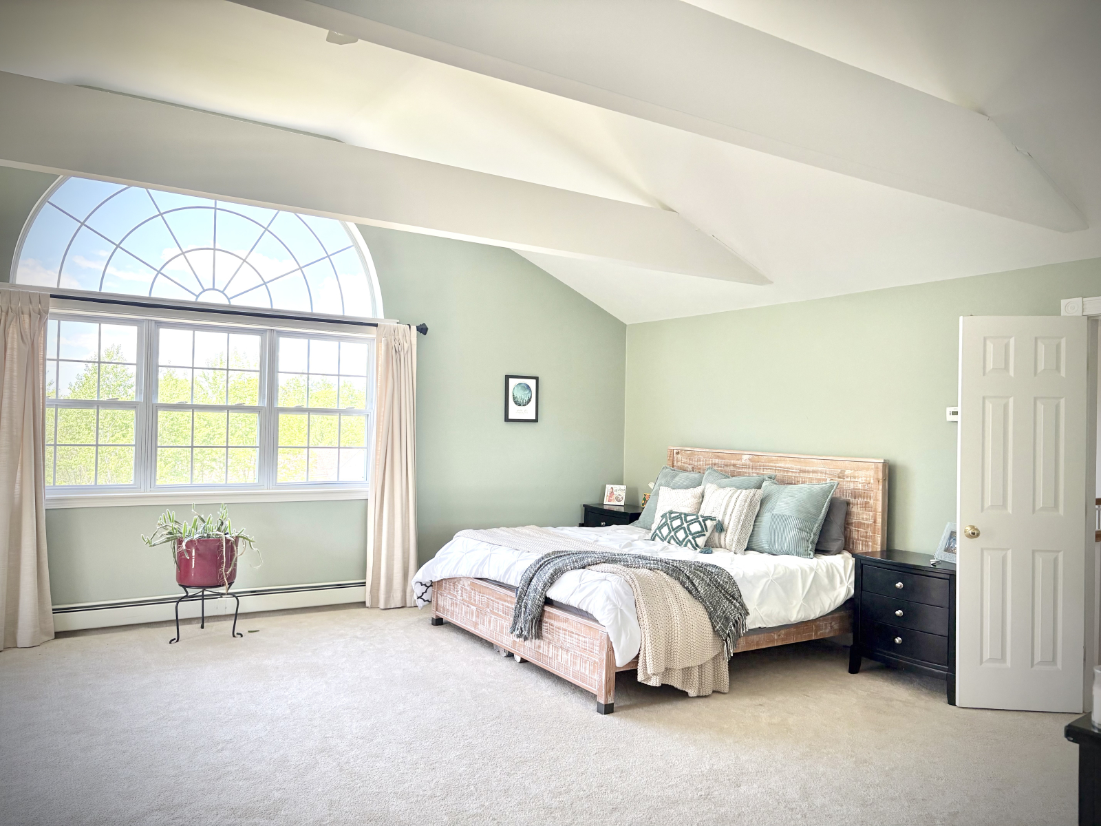 Suíte principal com cama king size