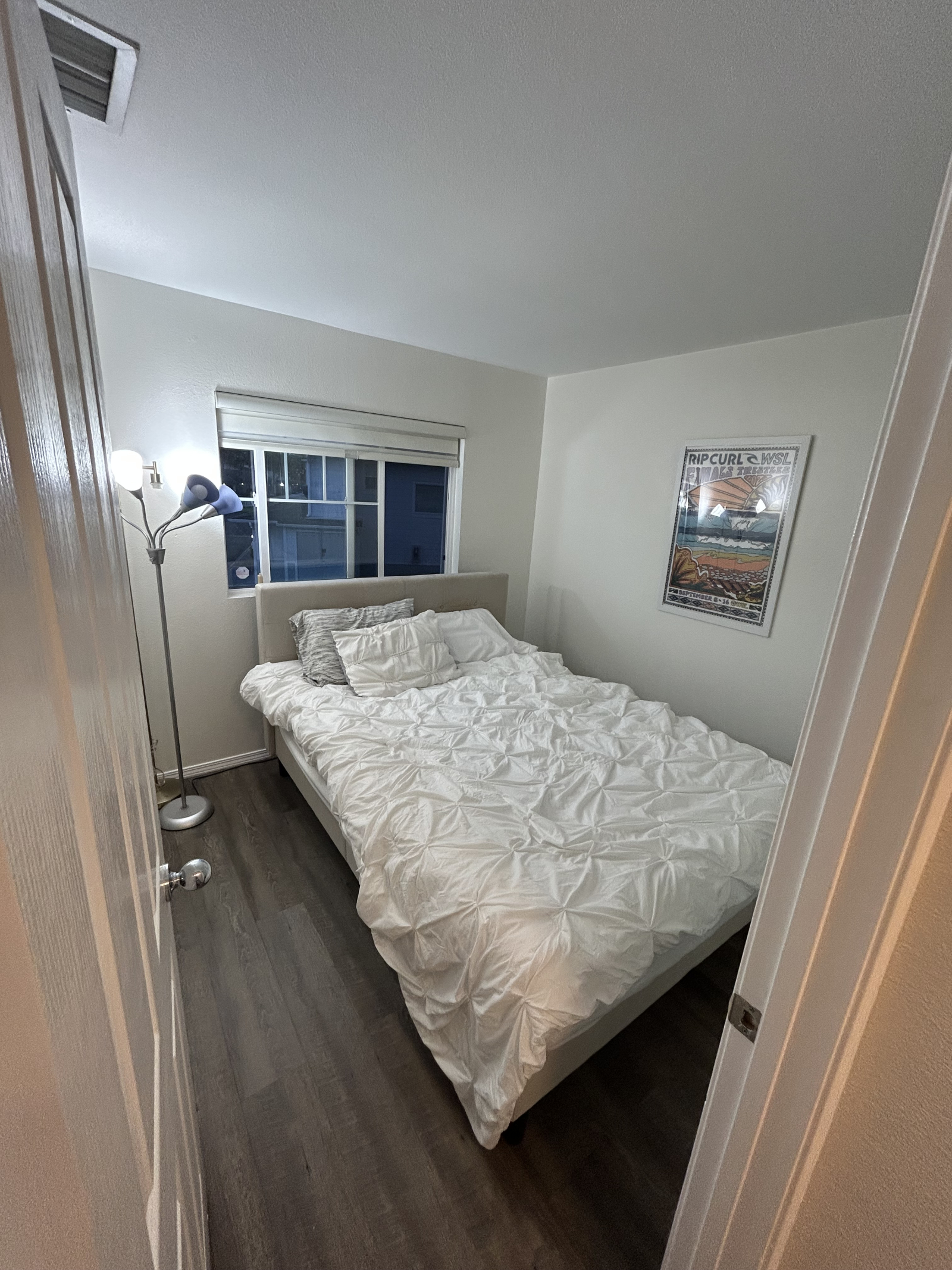 Our guest room with a queen sized bed