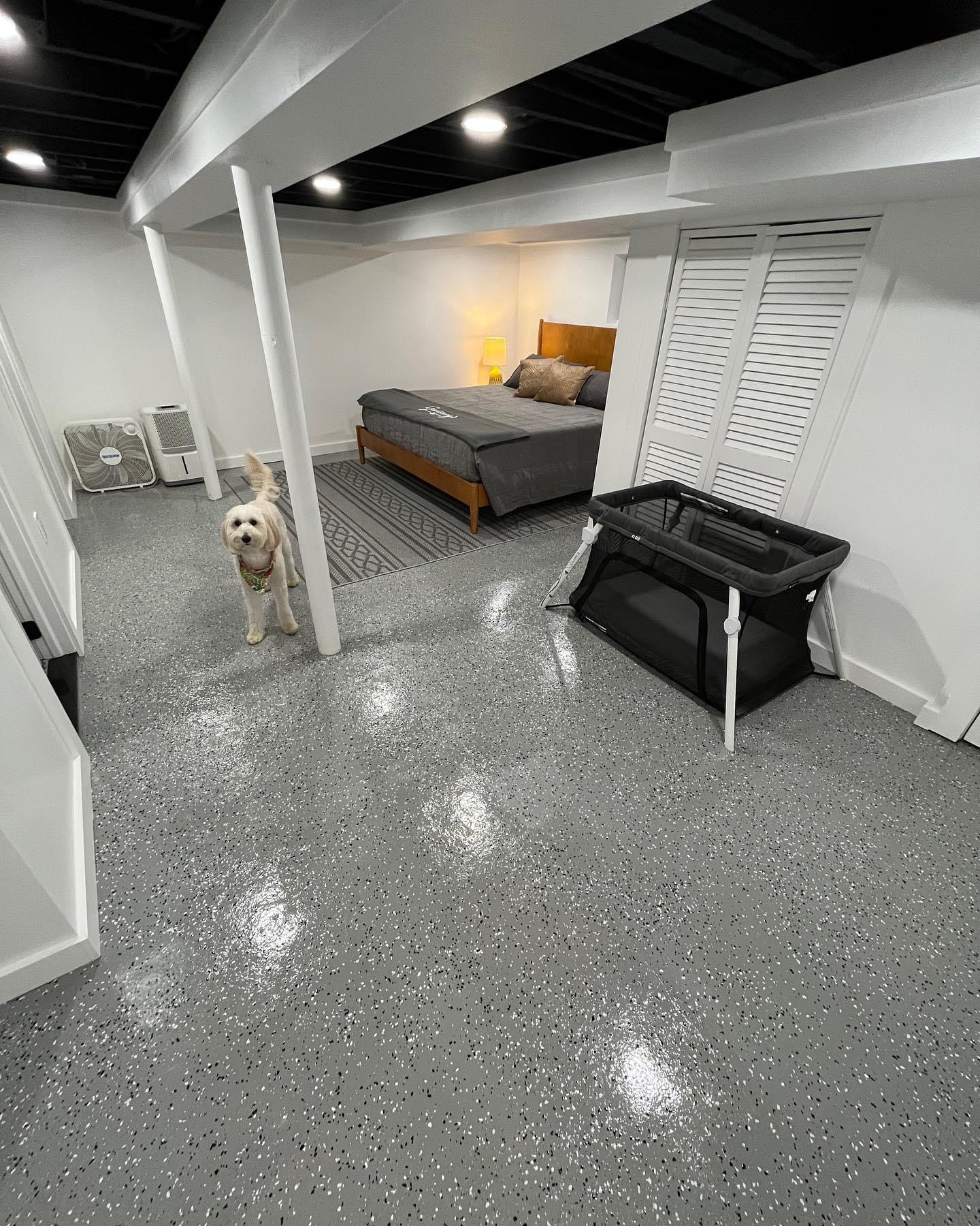 Bedroom 5: Basement king bedroom suite with full ensuite bath