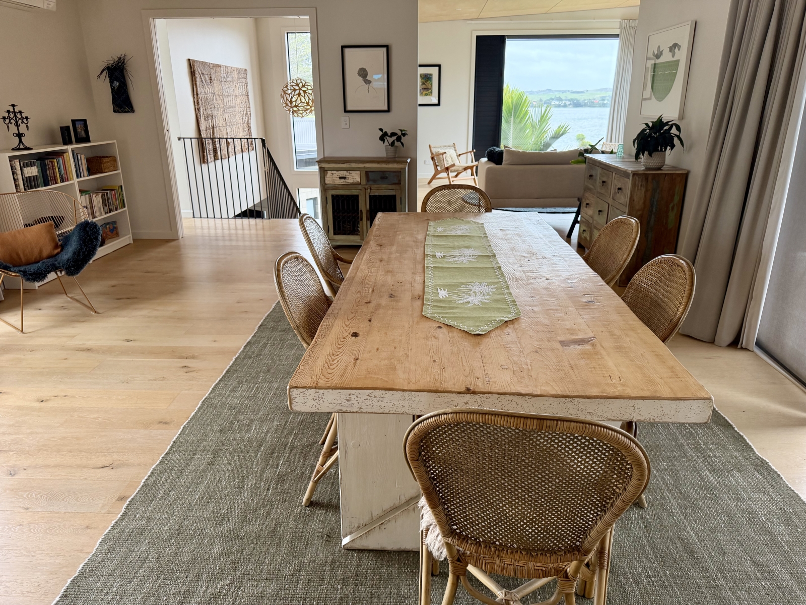 Dining, leading into living room