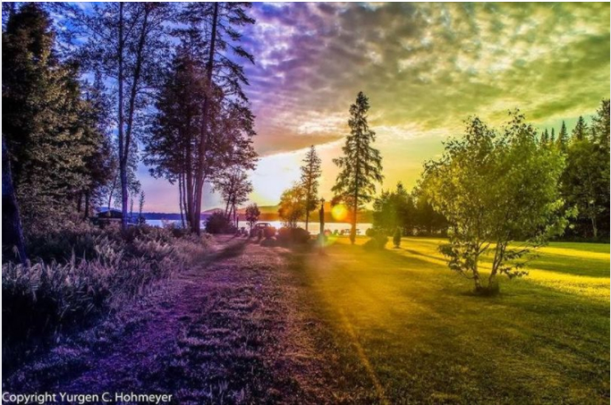 Piccolo resort degli Adirondack, sul lago e sui sentieri