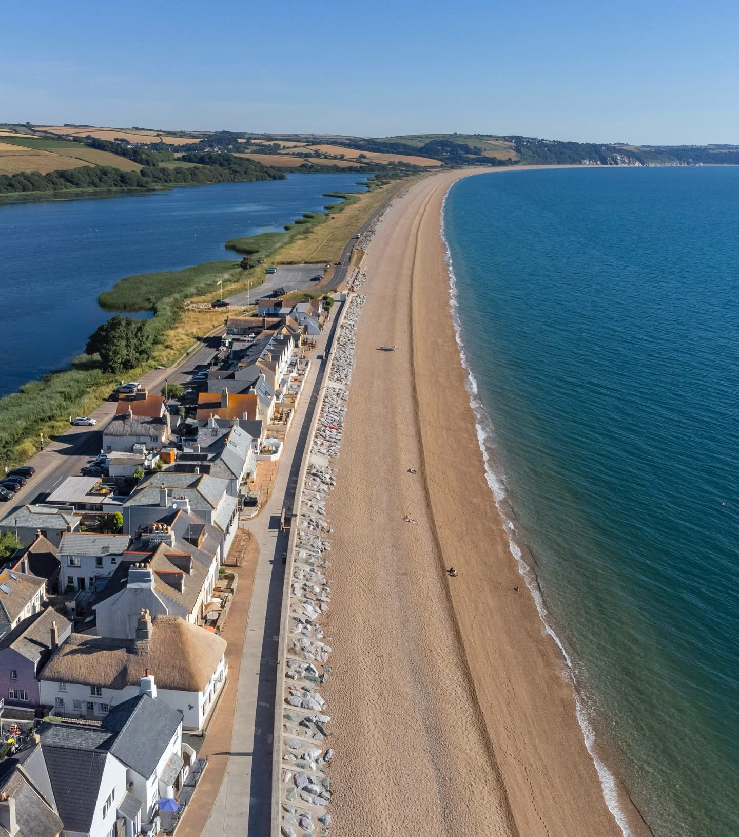 Waterfront Cottage, eingebettet am Meer in South Devon, Großbritannien,