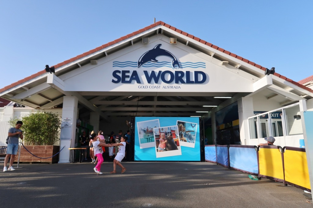 Sea World resort 20 minuten rijden verderop