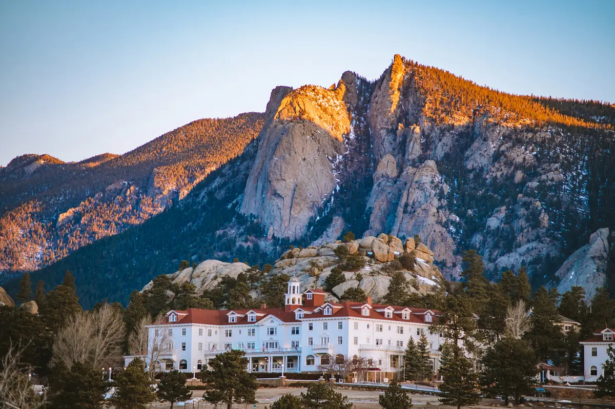 The famous Stanley Hotel in Estes Park