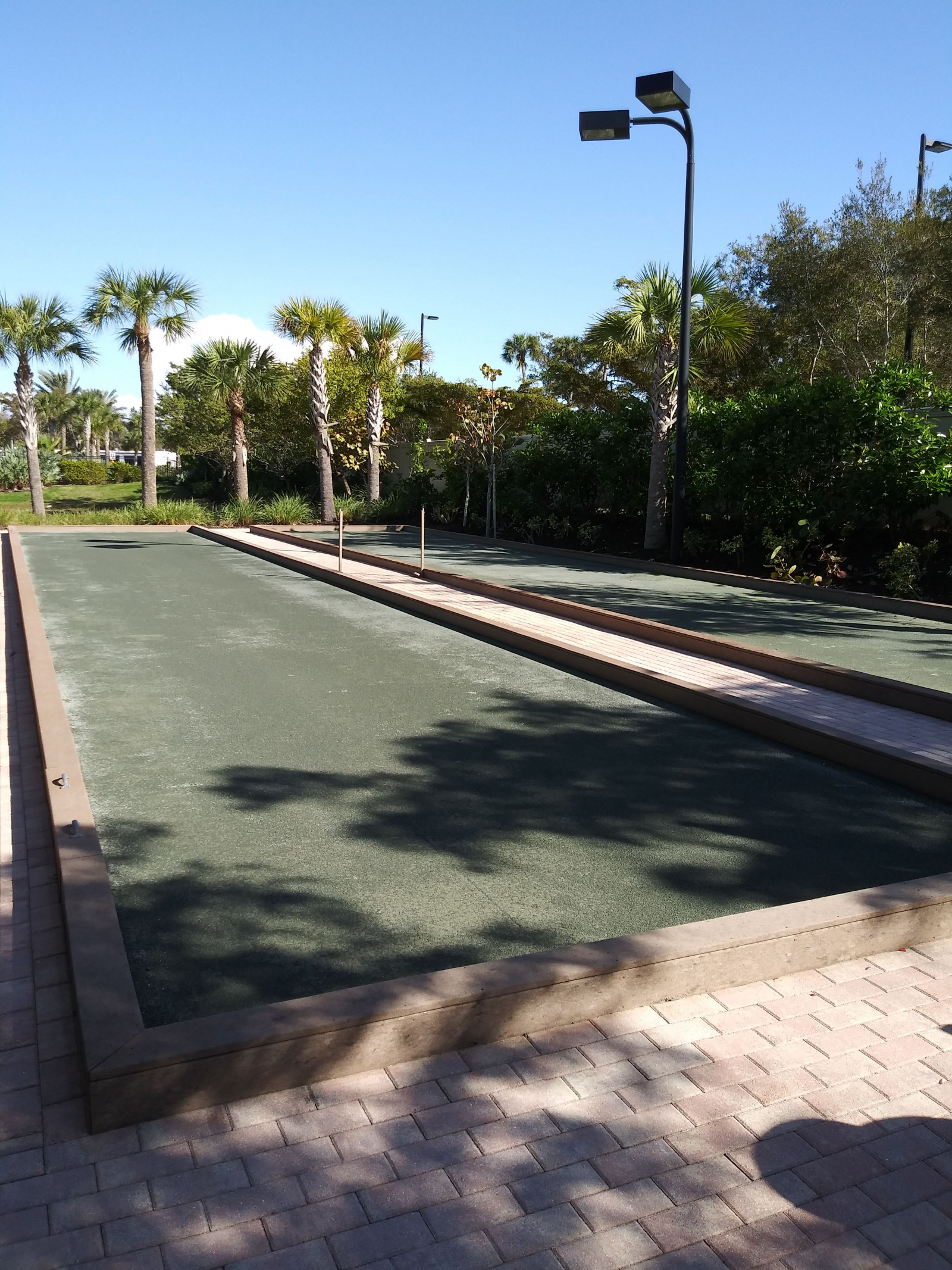 Bocce ball courts