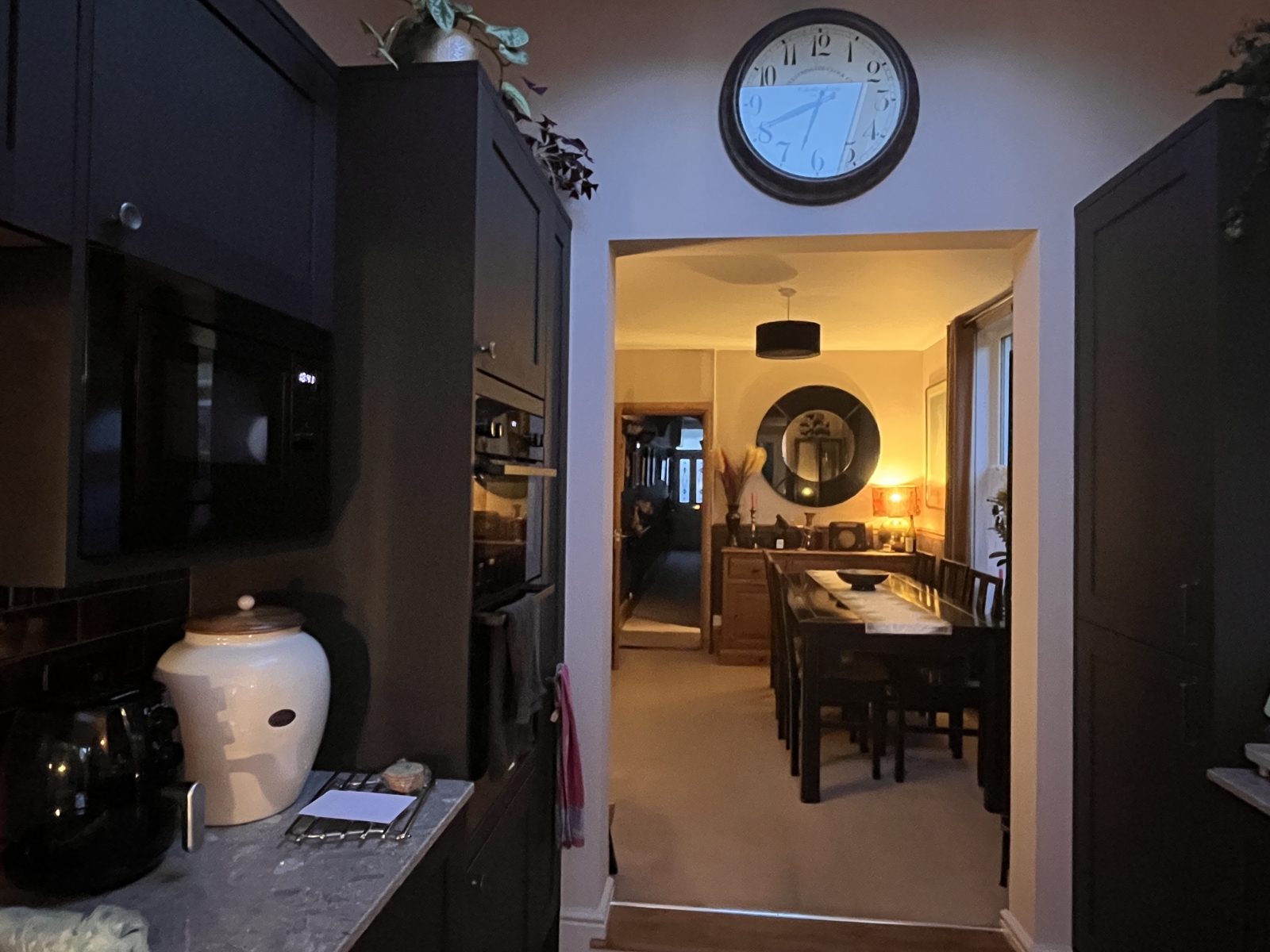 Dining room from the kitchen