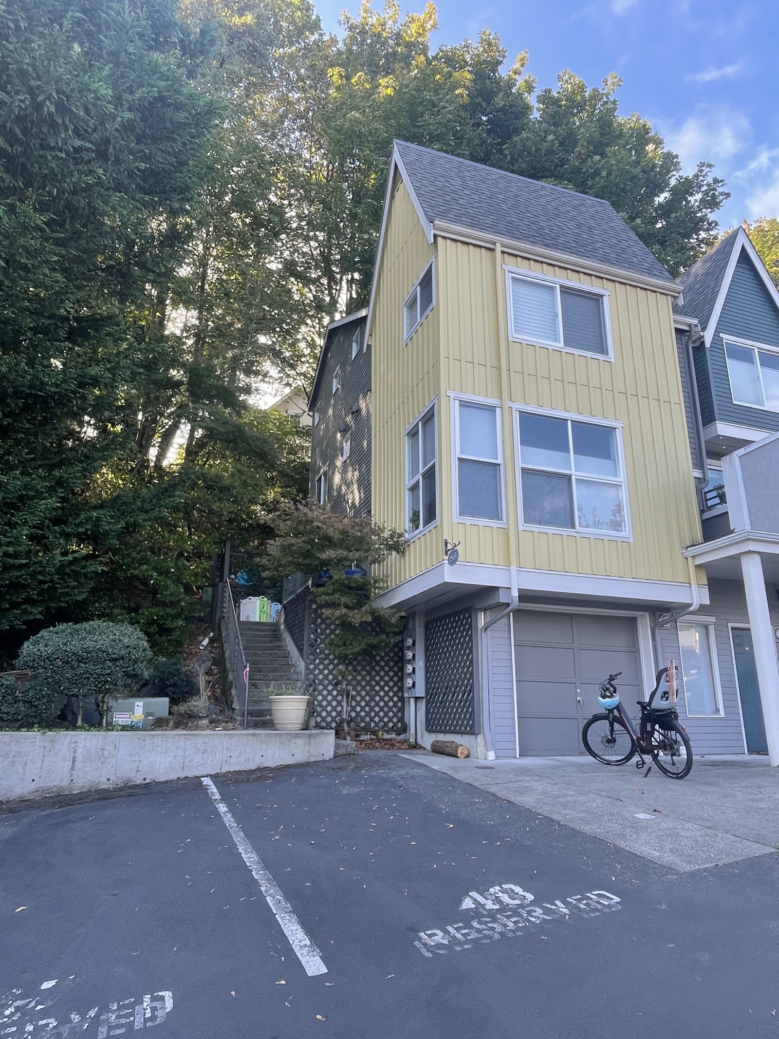 Maison de ville urbaine au centre de Seattle