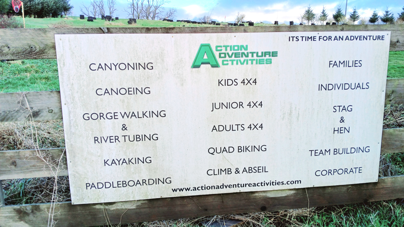 Aktivitätszentrum nur 5 Minuten zu Fuß von der Lodge entfernt!