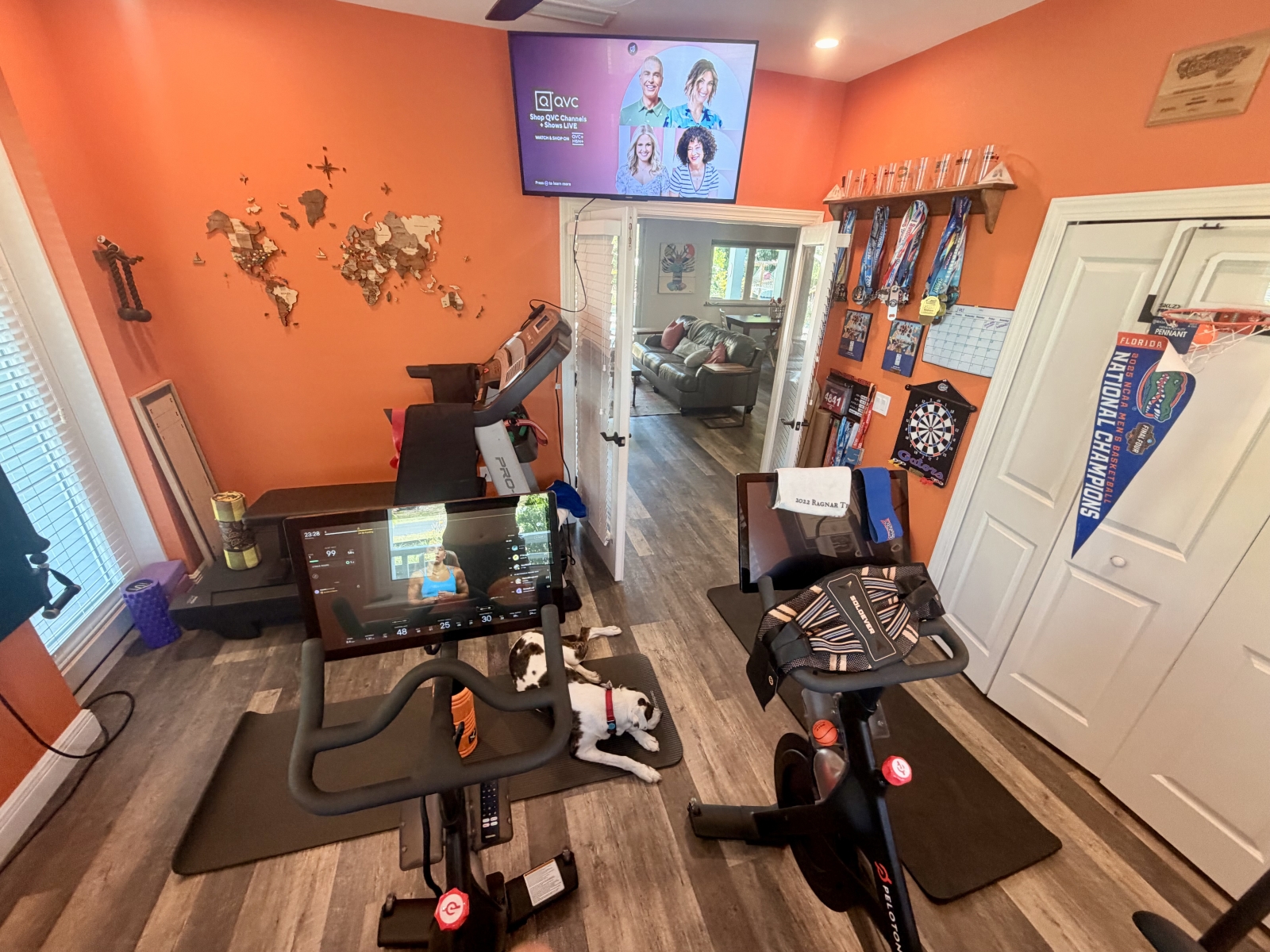 Workout room. Even have a tonal