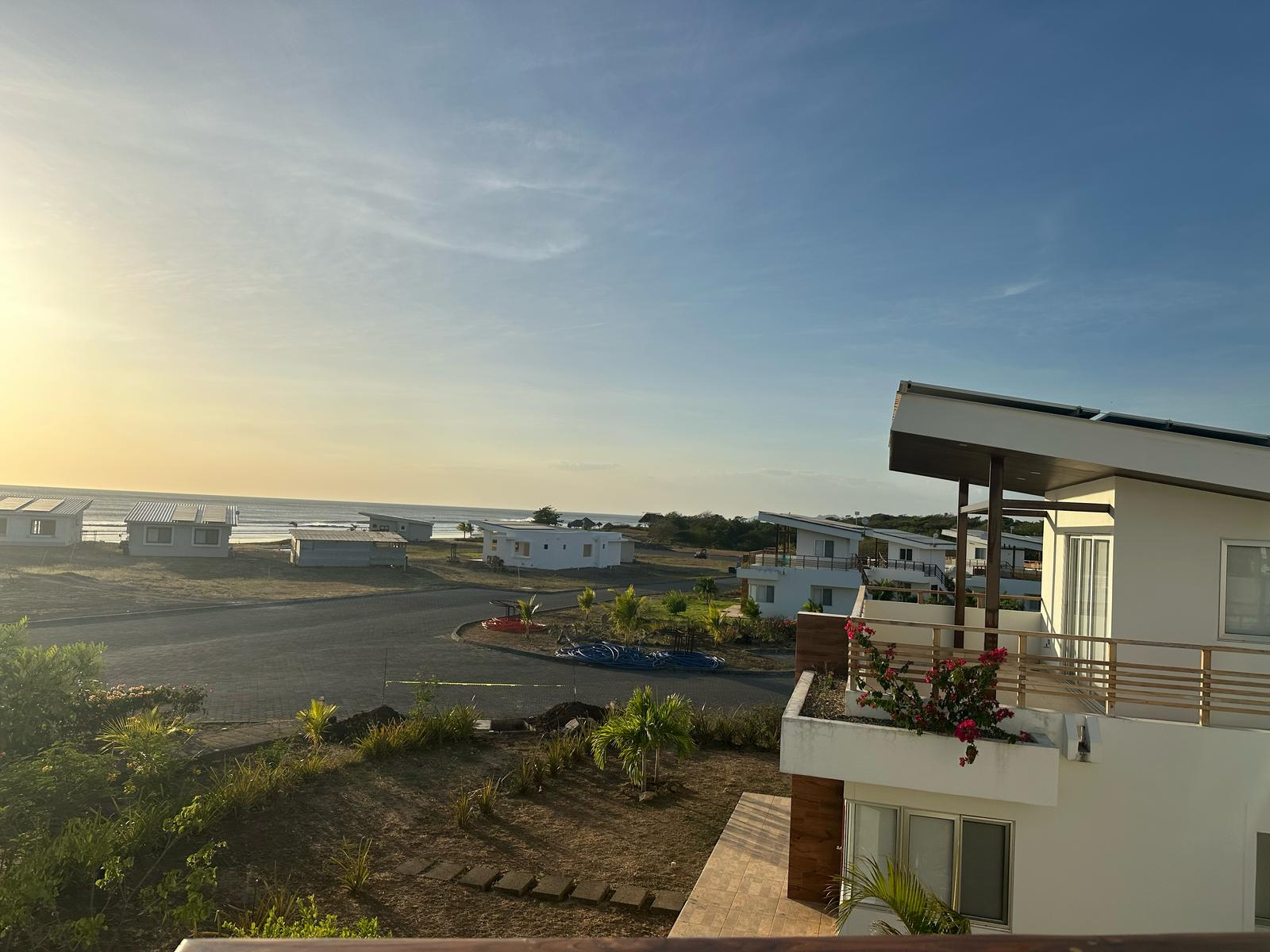 Mirando hacia el norte desde nuestra cubierta