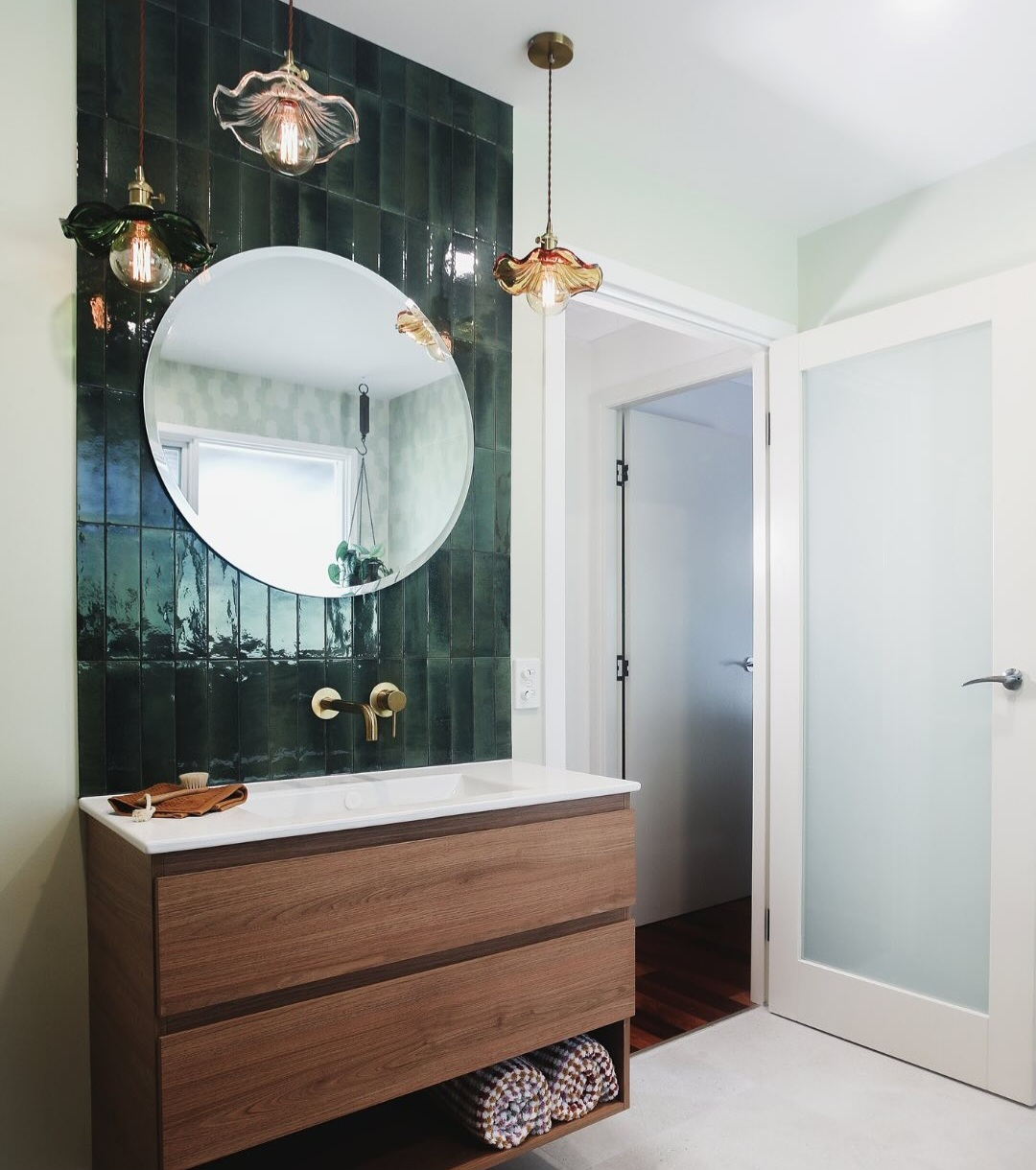 Main bathroom pic 2 of 2. The bathroom contains a deep soaking bath and divine shower.