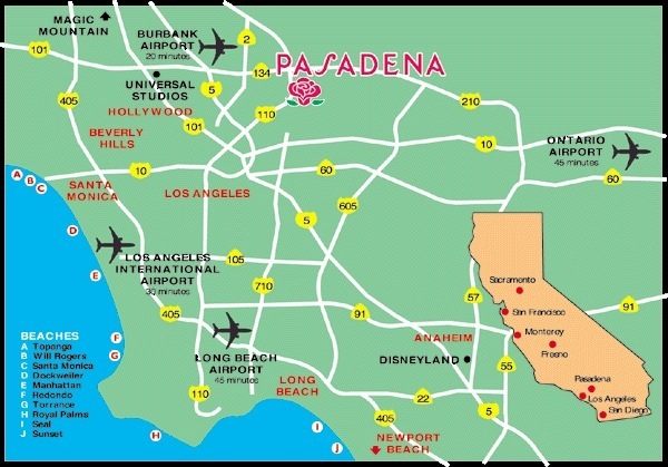 Pasadena ist der perfekte Ort, um Los Angeles und Südkalifornien zu erkunden.