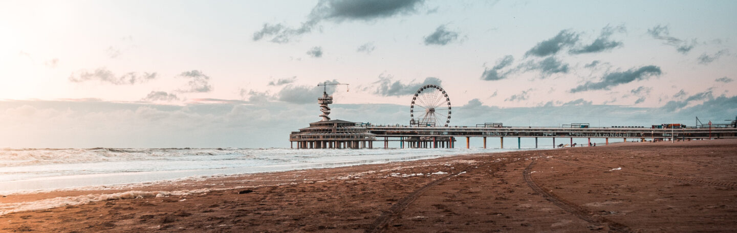 Scheveningen. La località balneare e la spiaggia più famosa dei Paesi Bassi.