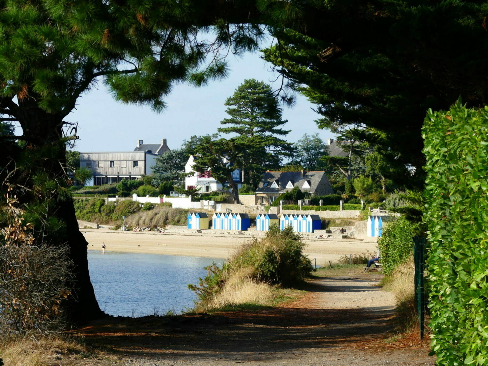 Pereguern - vista para o mar em uma ilha em Morbihan