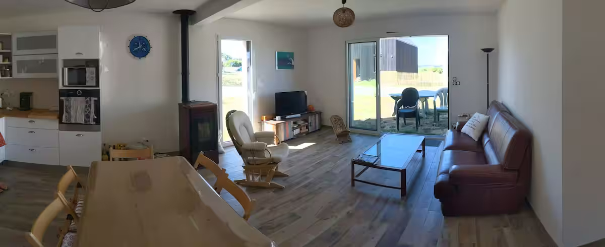 Le salon du rez-de-chaussée