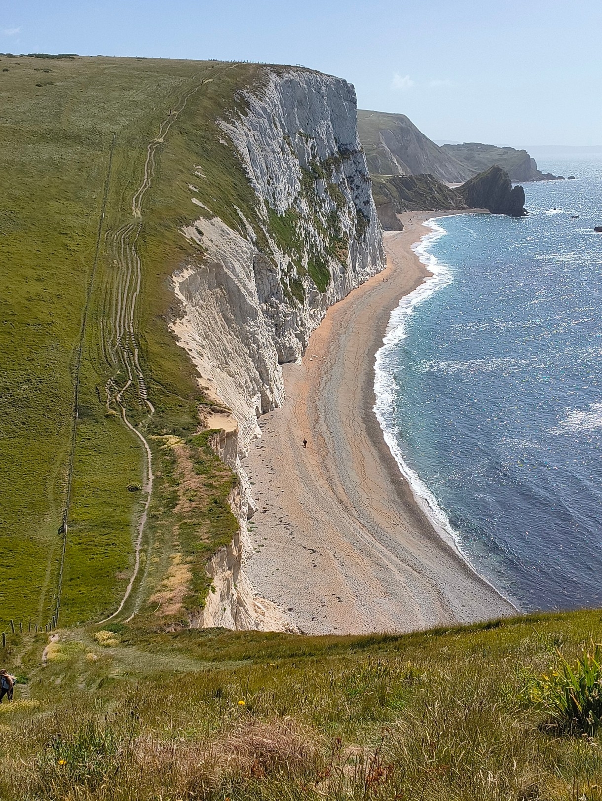 Walk towards Durdle door.
