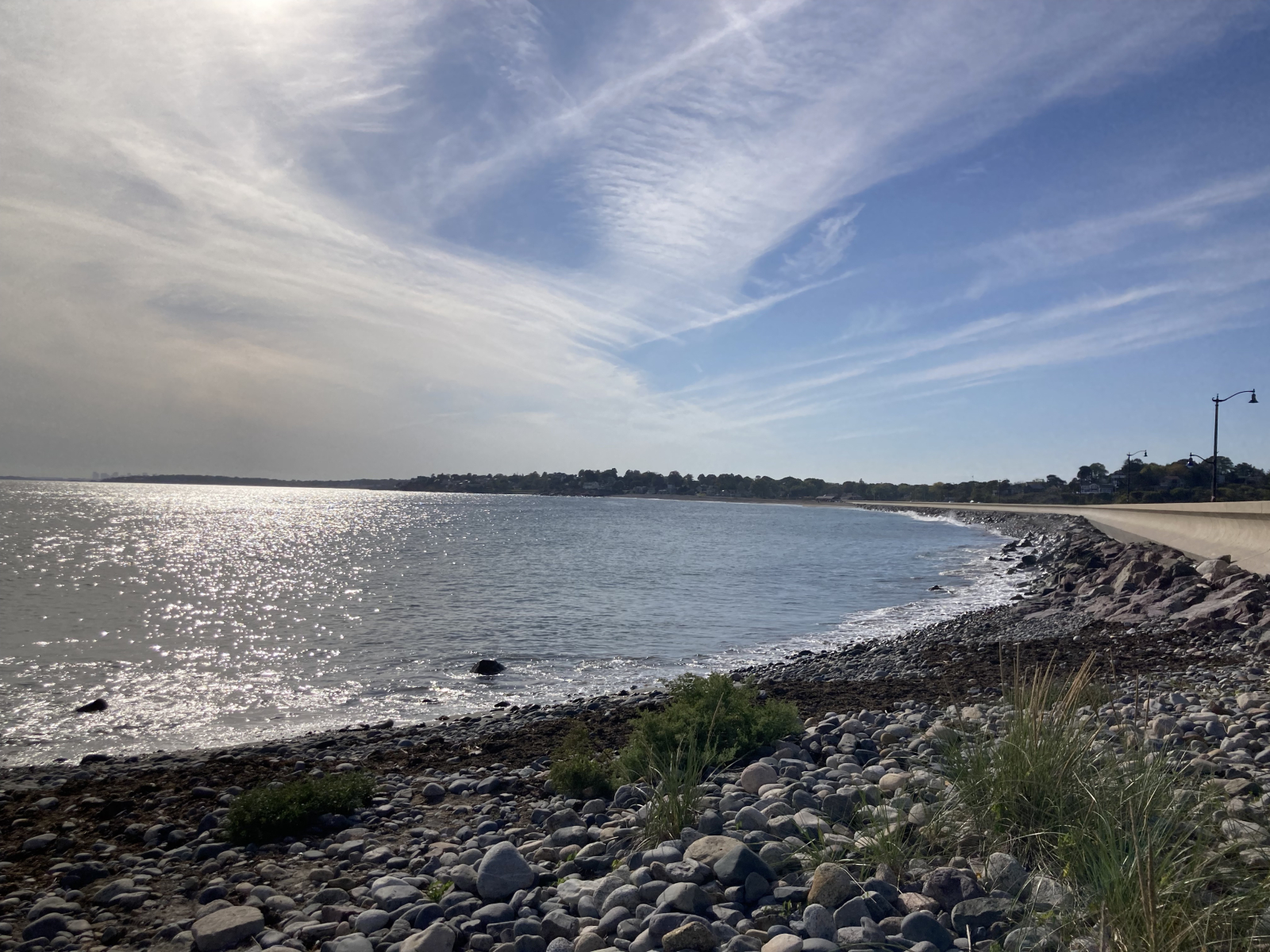 Playa de Devereux desde el final de la calzada: ¡trote o camine por Marblehead Neck!