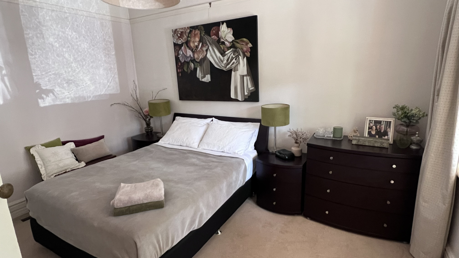 Bedroom 1 with queen bed