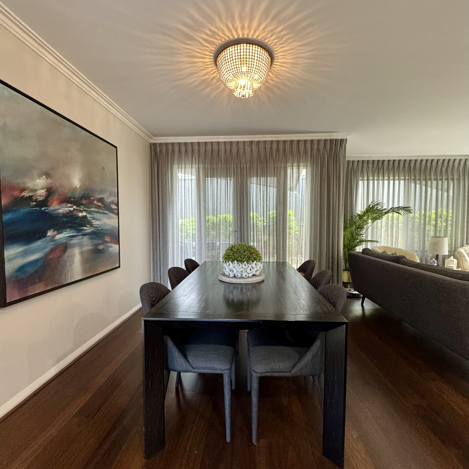 Essbereich, Platz für sechs Personen