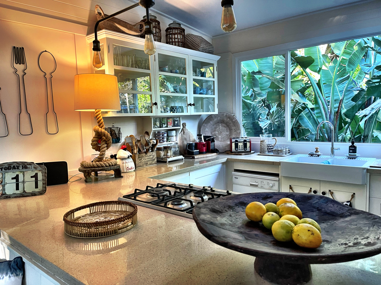 Upstairs kitchen (one of two kitchens)