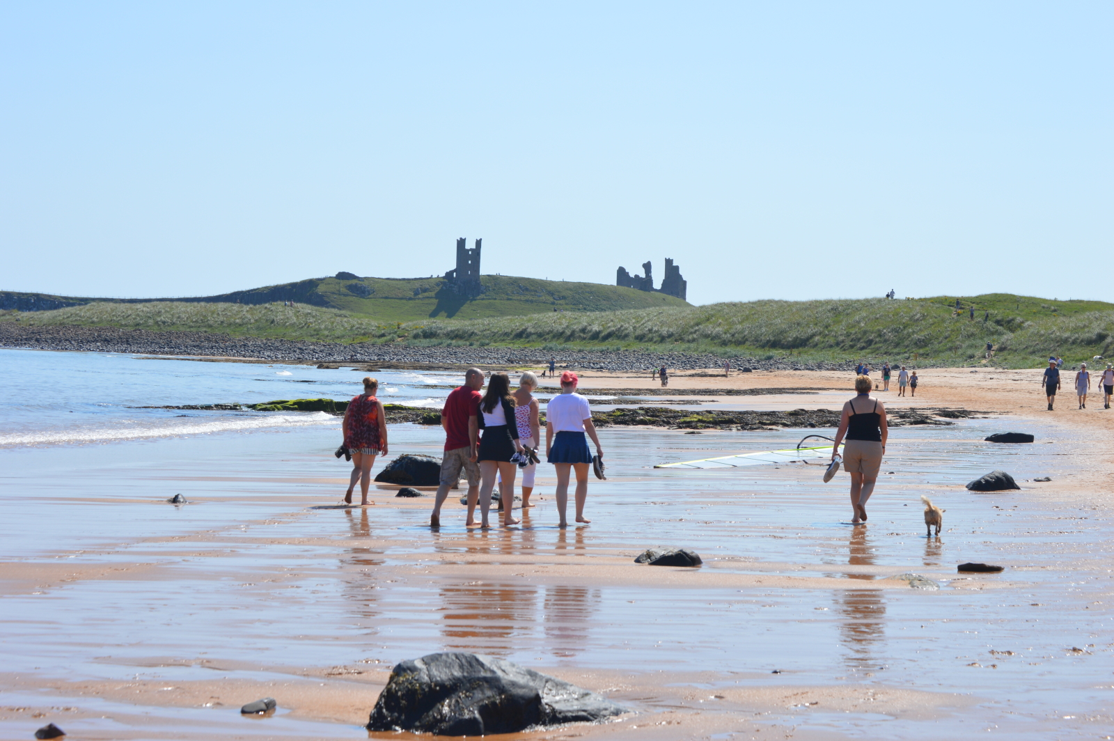 Costa y castillos de Northumberland - Castillo de Dunstanburgh.