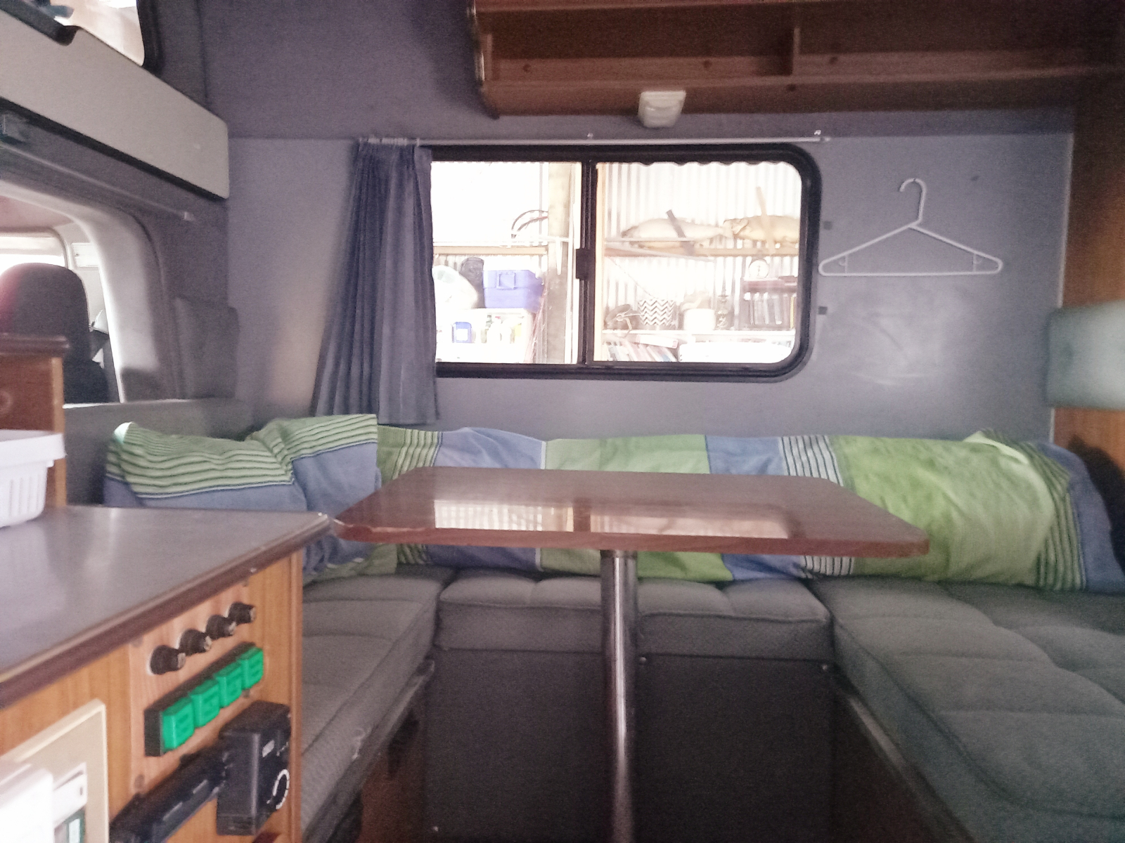 Bedding can be rolled up during the day and the table and seating used. If weather is good there is ...