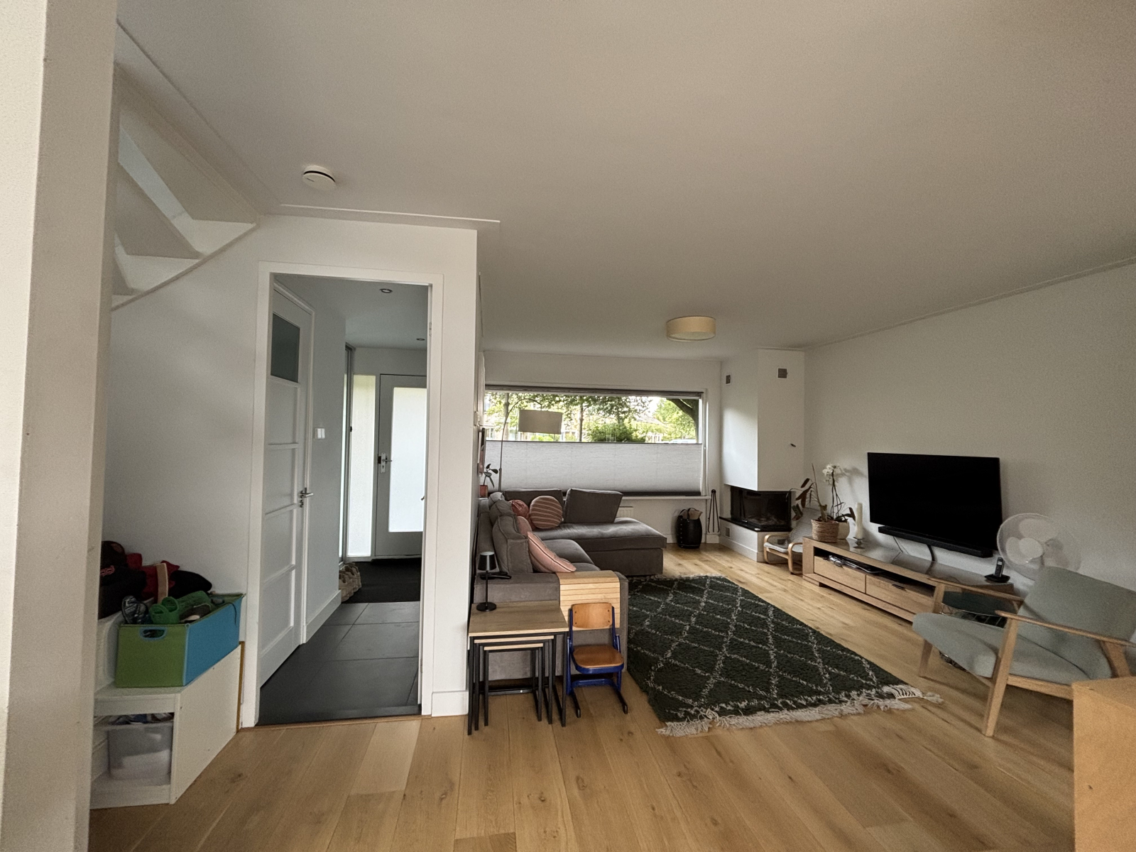 front entry and living space