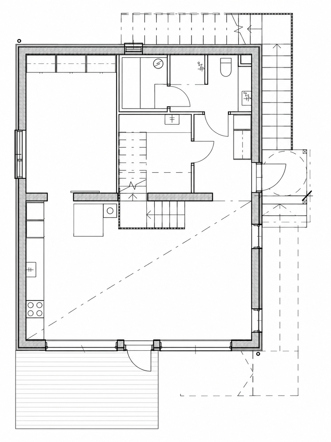 Newly built house in Helsinki