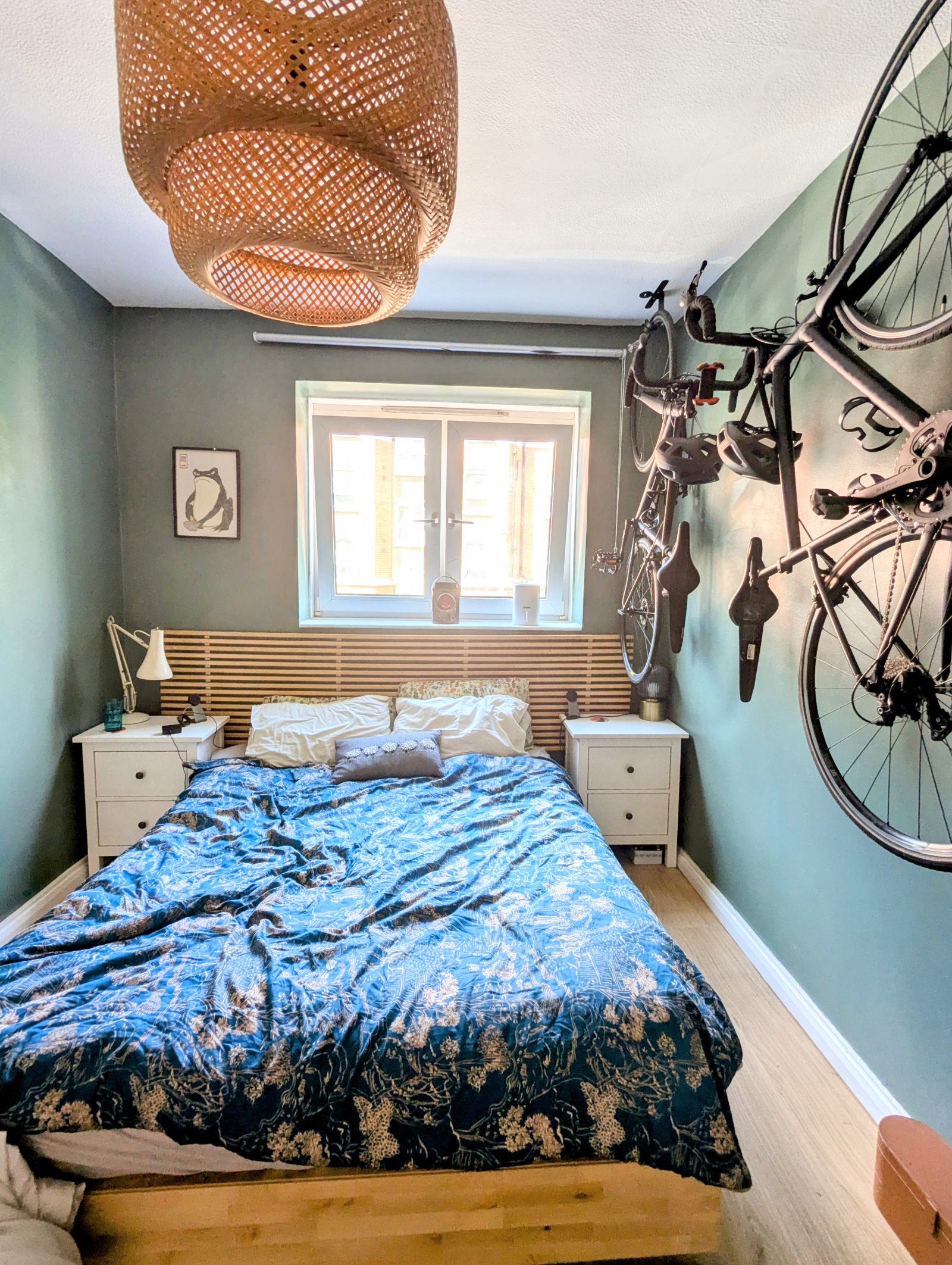 The light shines beautifully in the bedroom, however we have black out blinds and the bedroom is a d ...