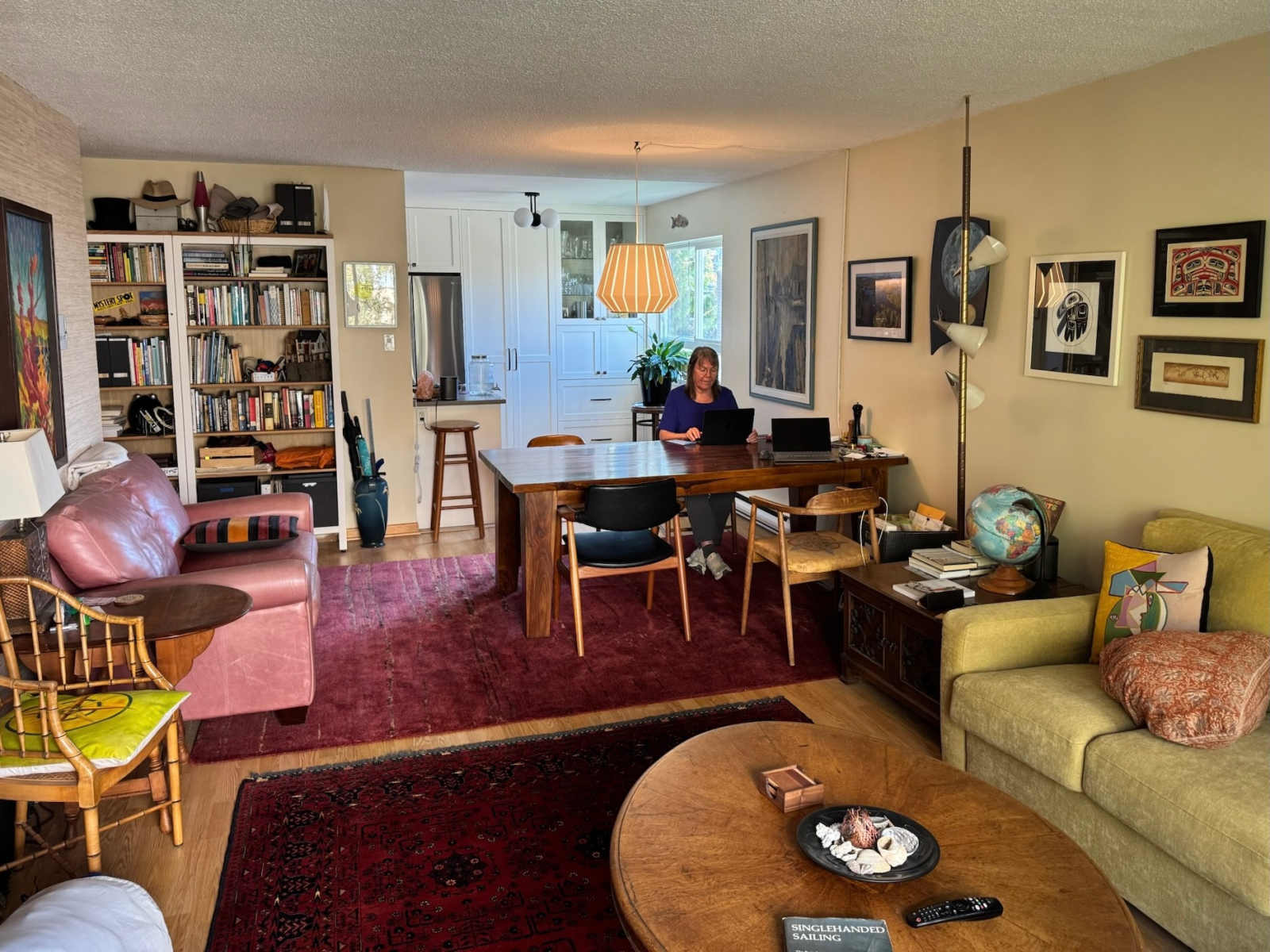 Vista del comedor desde la sala.