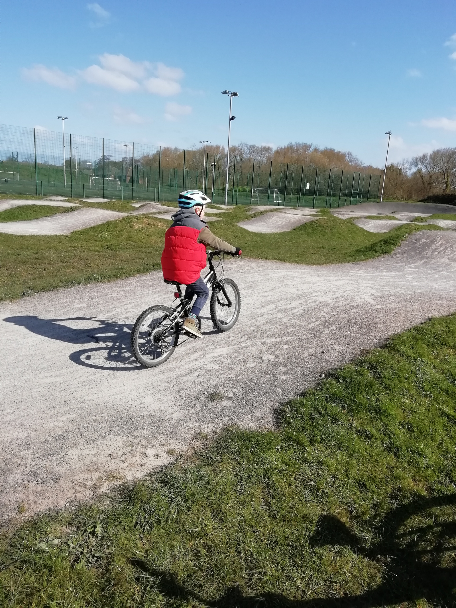 Bike track by the river