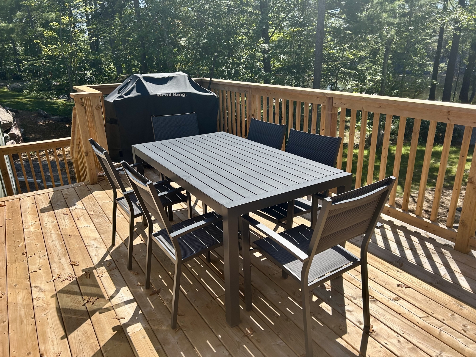 Modern family cottage on the lake in the Kawarthas, Ontario