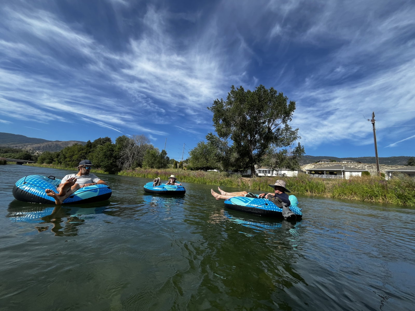 ¡La famosa Flotación del Río Penticton!