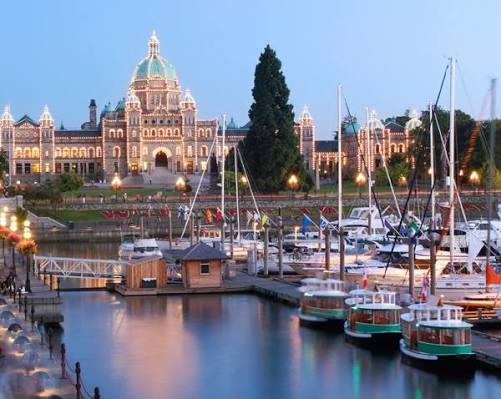 Innenhafen der Innenstadt von Victoria