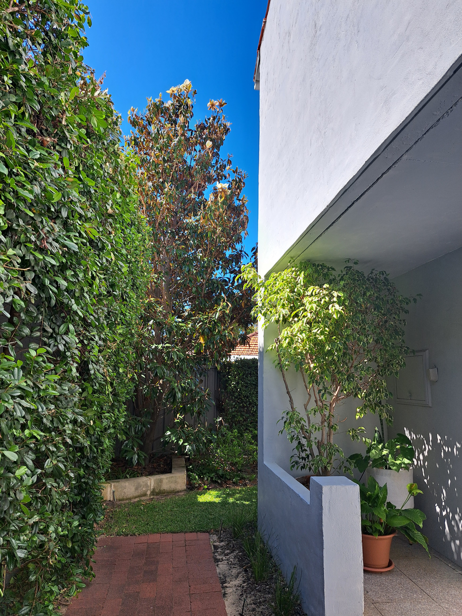 Entrée par la porte d’entrée