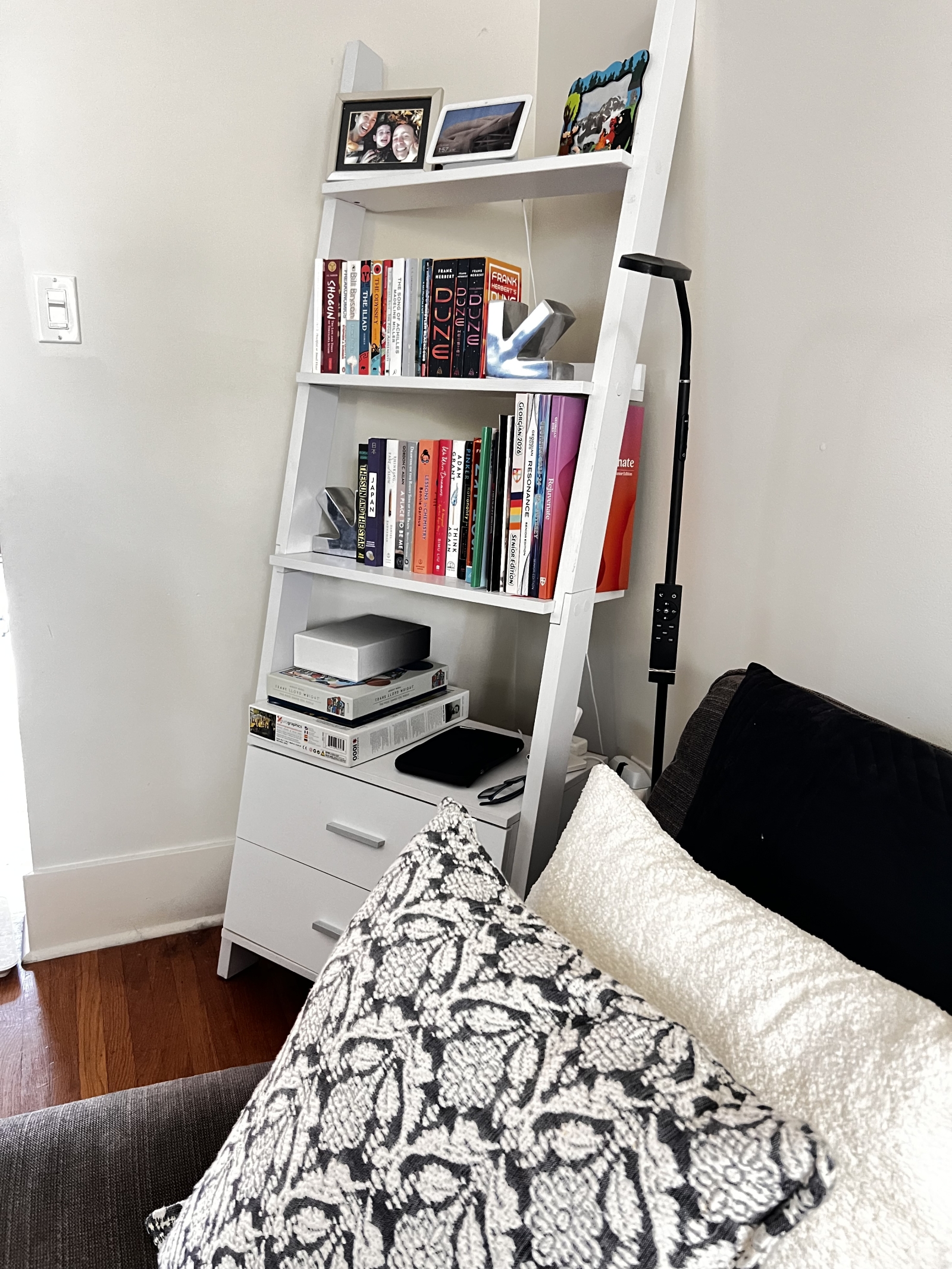 Chaiselongue mit Leseecke