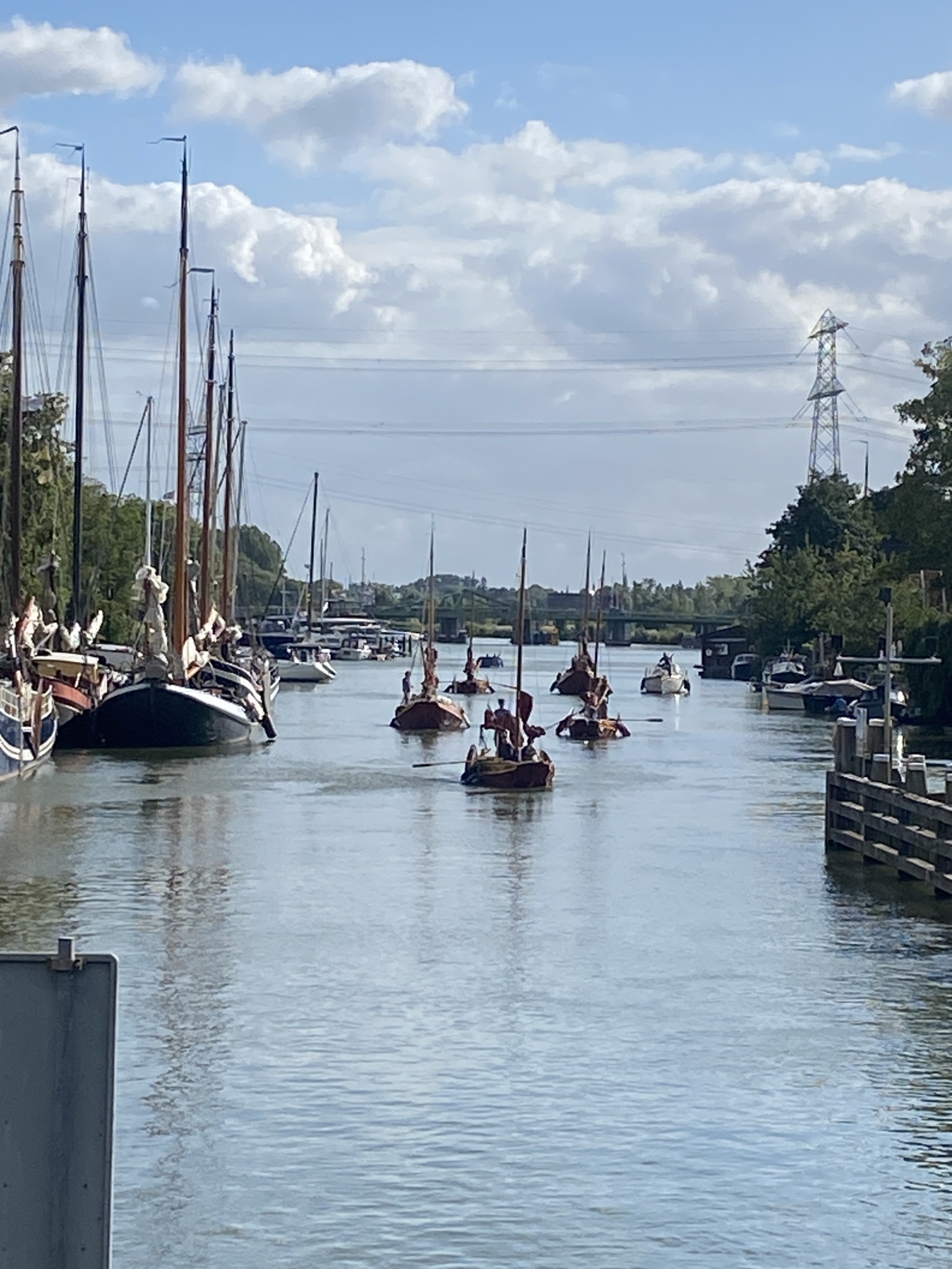 Superb location just outside Amsterdam in a small town that is actually a city.