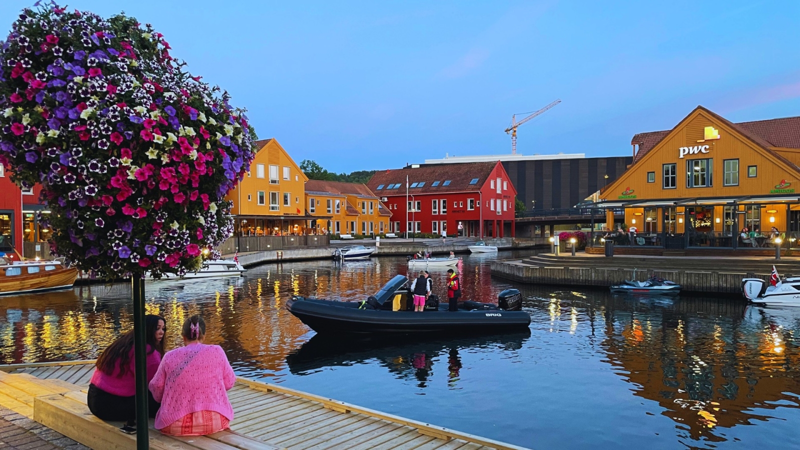Kristiansand harbour and fish market