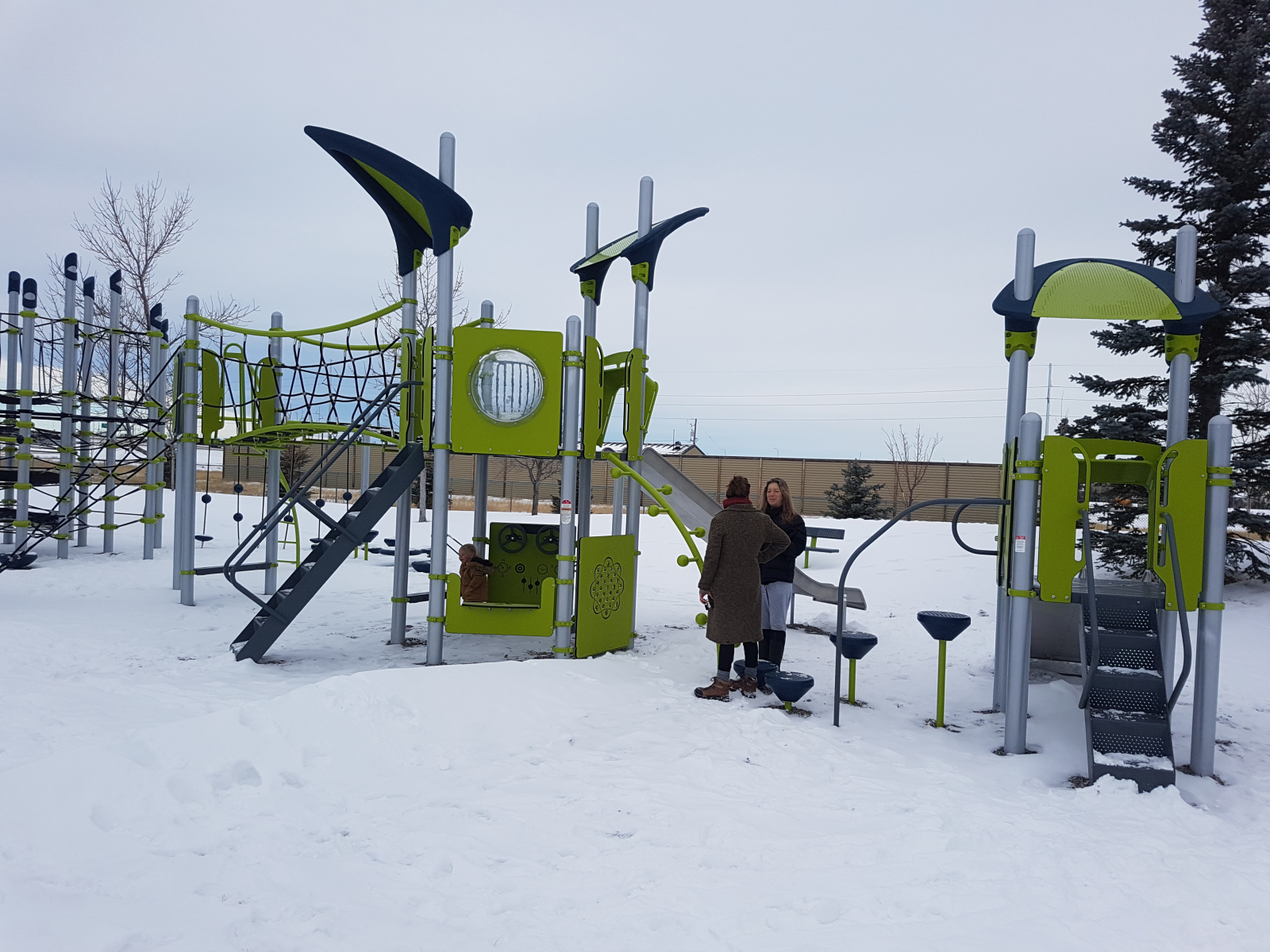 Playground adjacent to our back yard.