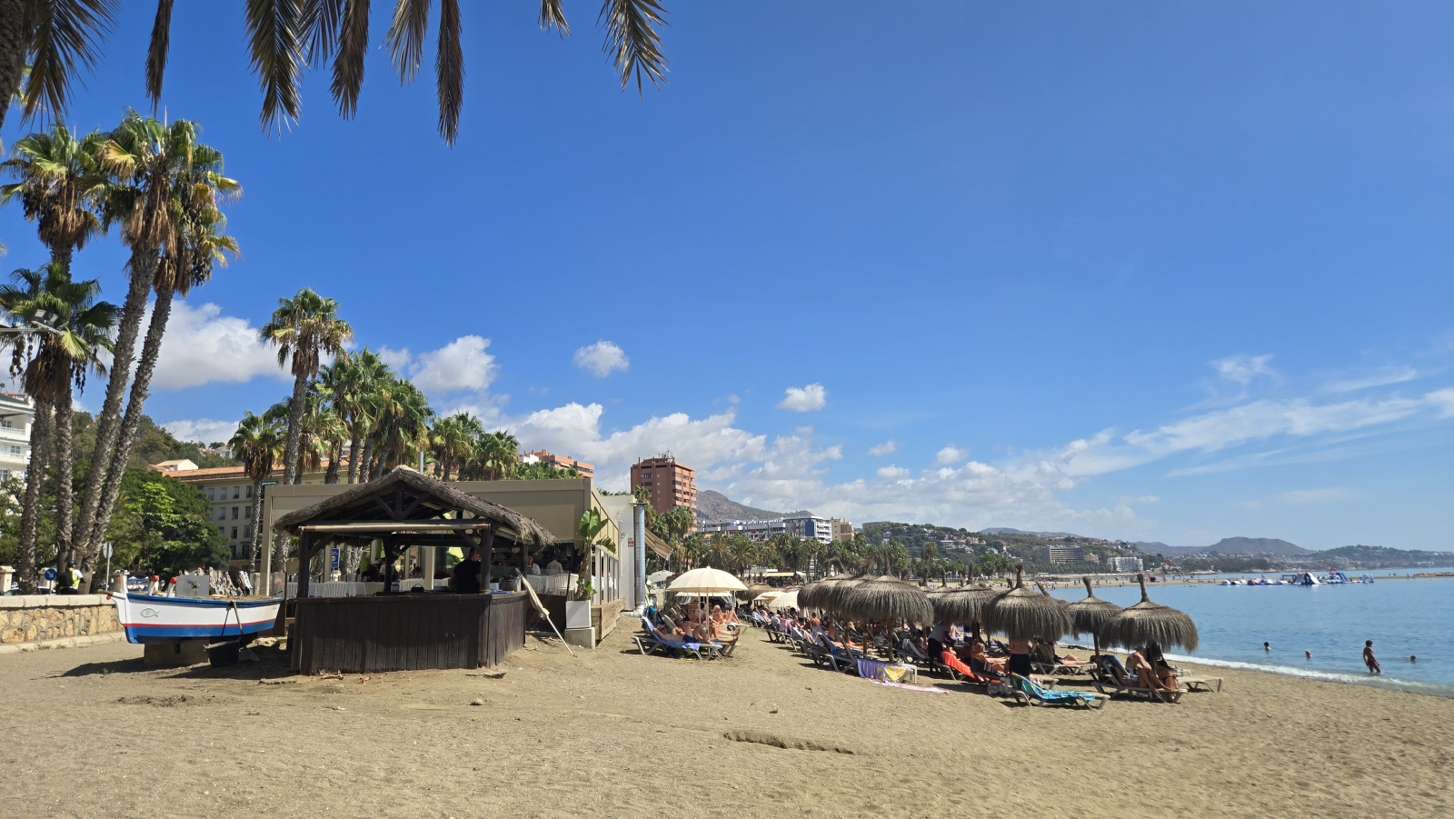 Chiringuito Tropicana, just 5 minutes stroll from the apartment.