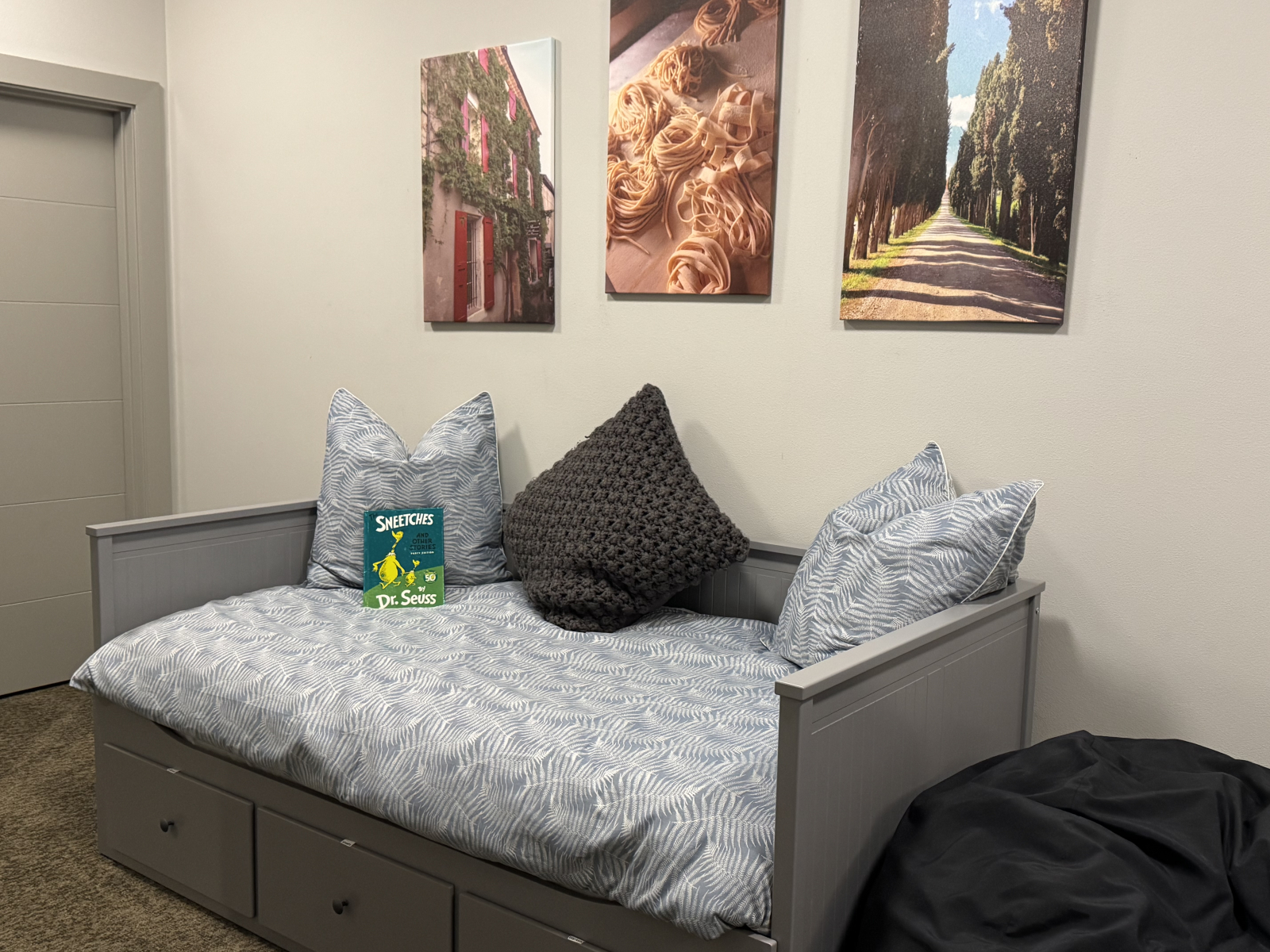 Trundle bed on lower level - perfect for teens or little ones.
