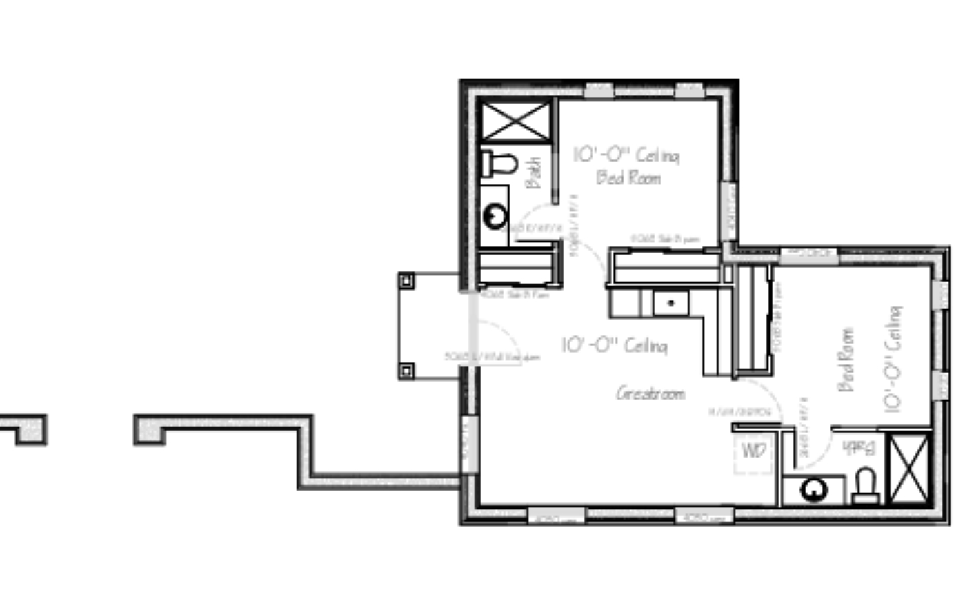 Après avoir traversé le mur de la cour, la Casita se trouve à votre droite.
