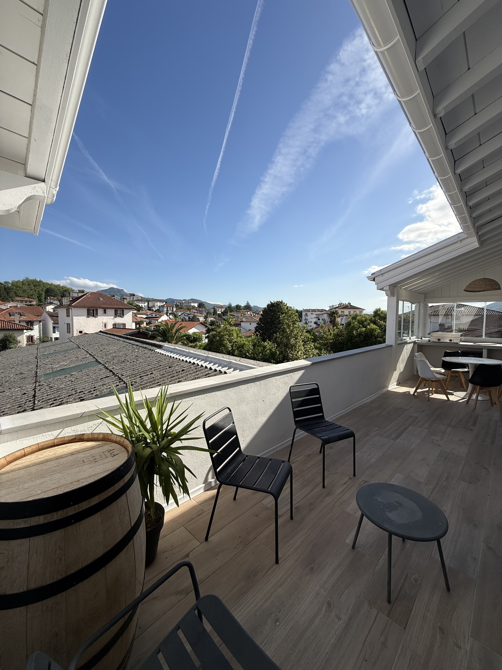 Basque Duplex Loft 85m² Hendaye - Terrace 36m² - Air conditioning - Outdoor kitchen