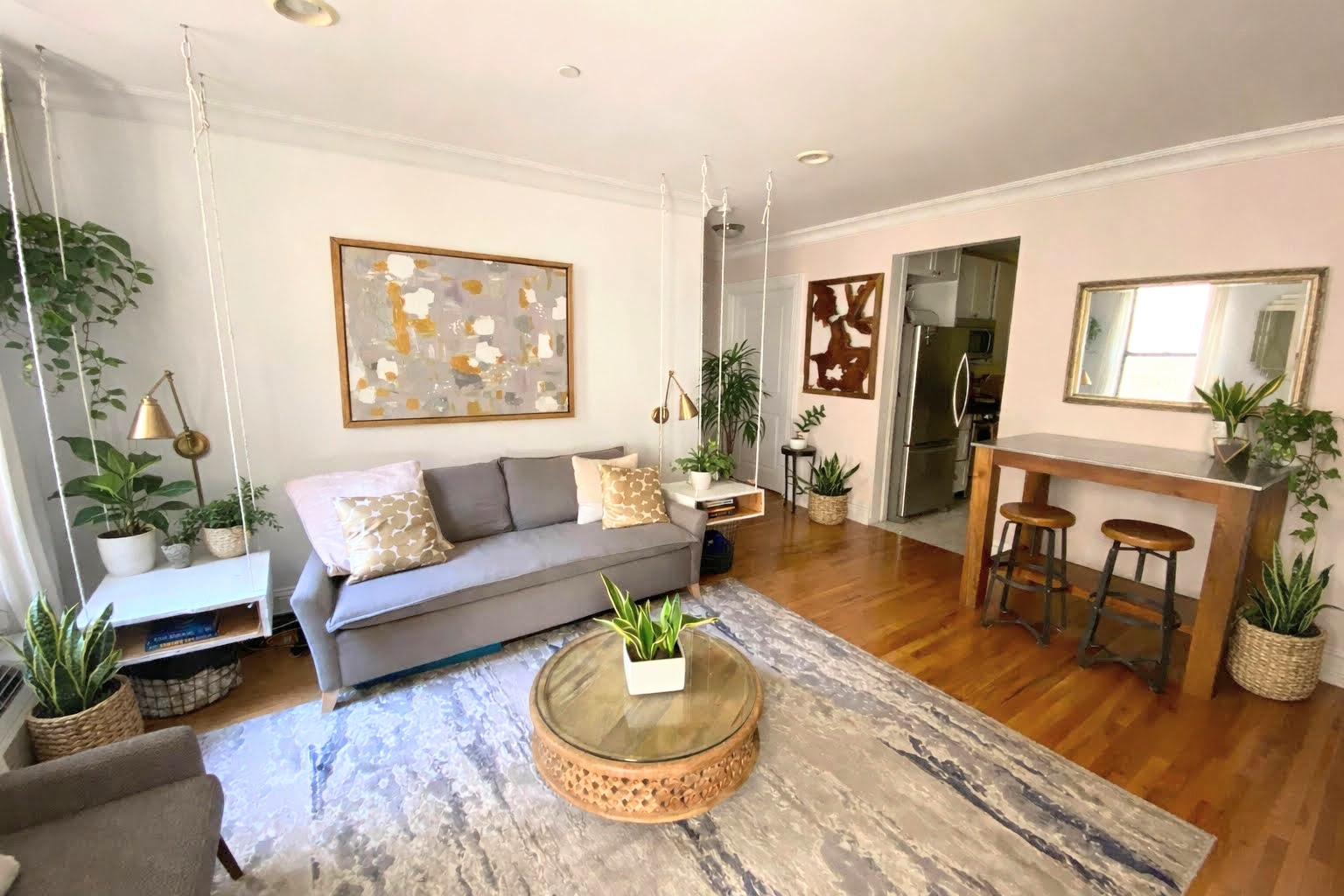 Living Room full of plants