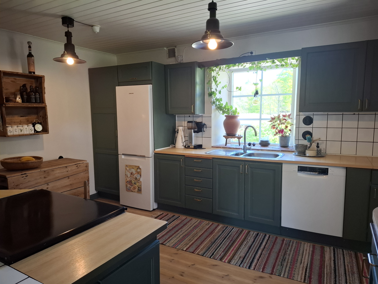 Karakteristiek huis in het Zweedse bos