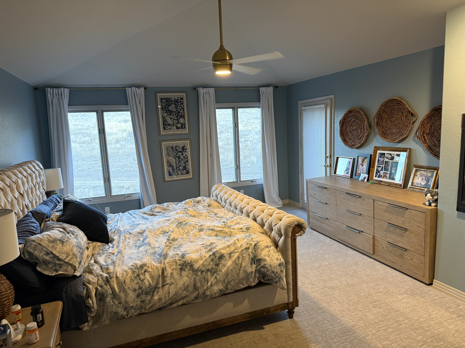 Master bedroom with en-suite bath