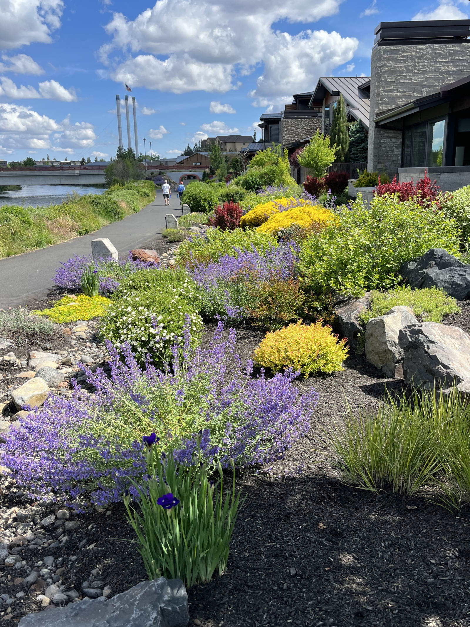Stedelijk Deschutes River-pad.