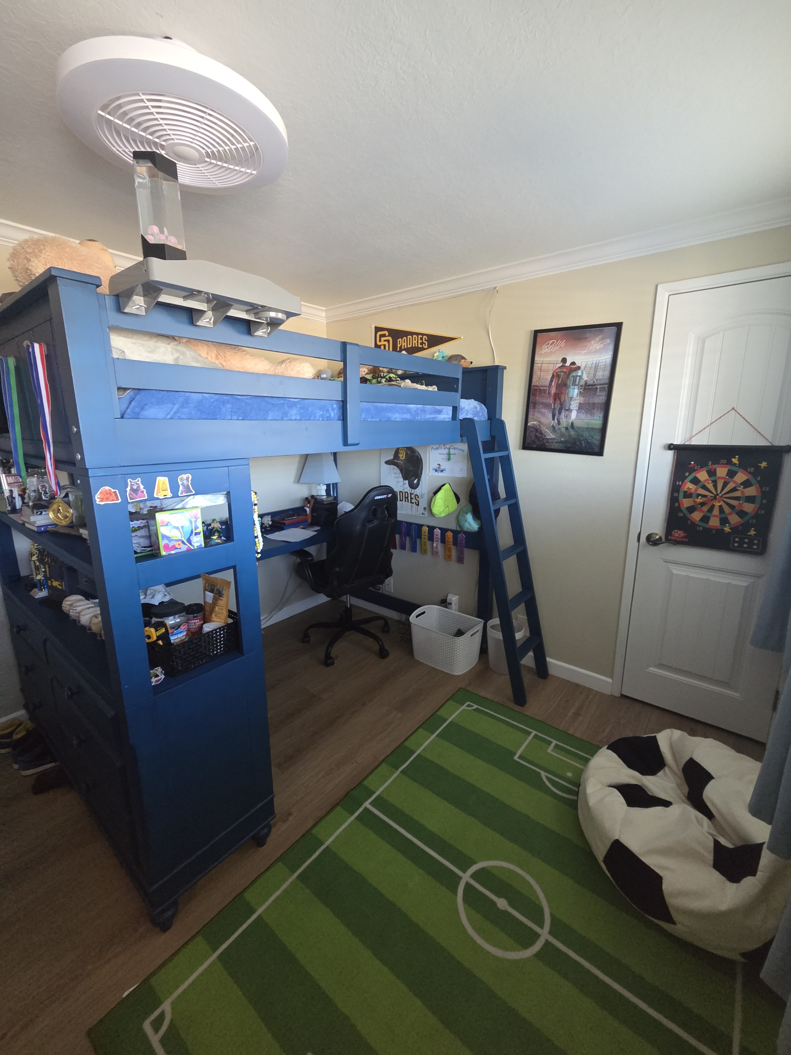 Cama mezzanine de tamanho completo